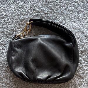 COS Elegant Black Leather Small purse